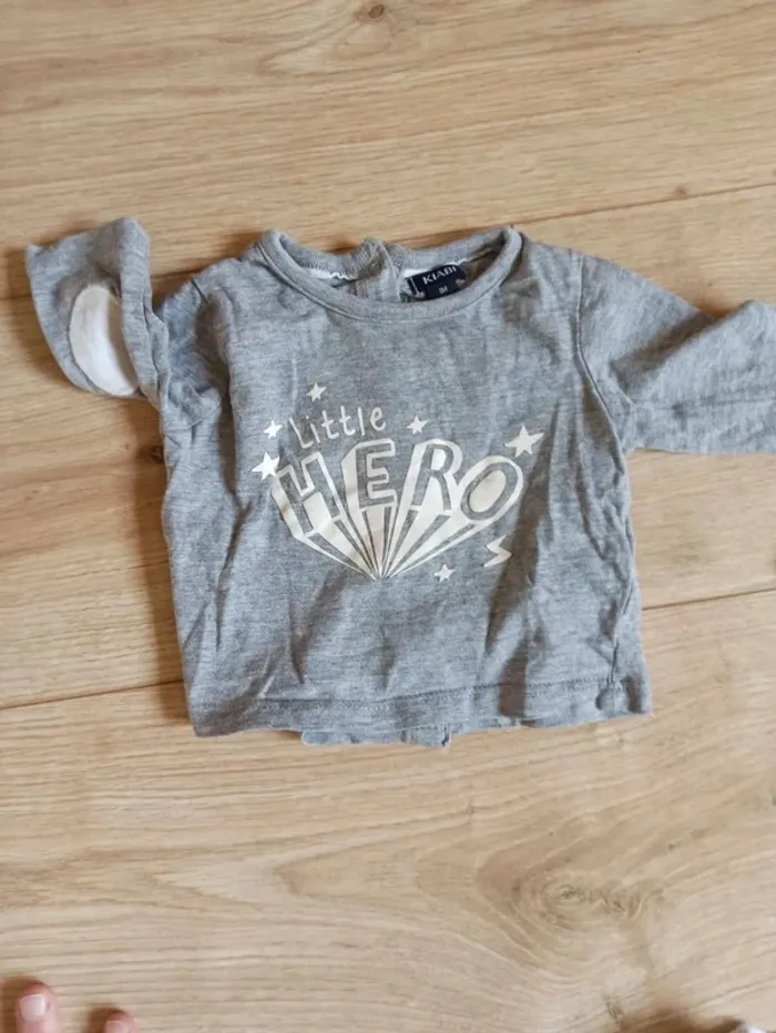 Ensemble salopette t-shirt manches longues et brassiere - photo numéro 6