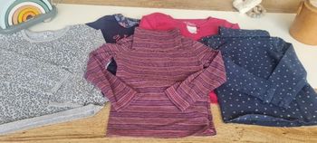 Lot de 5 hauts manches longues