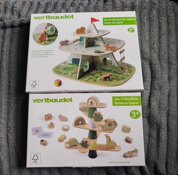 Jeux de société en bois Vertbaudet