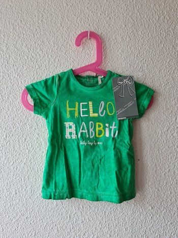 tee-shirt vert hello rabbit Orchestra