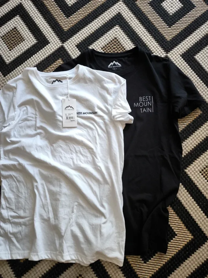Lot de 2 T-shirts Best Mountain - Taille S - Neufs - photo numéro 2