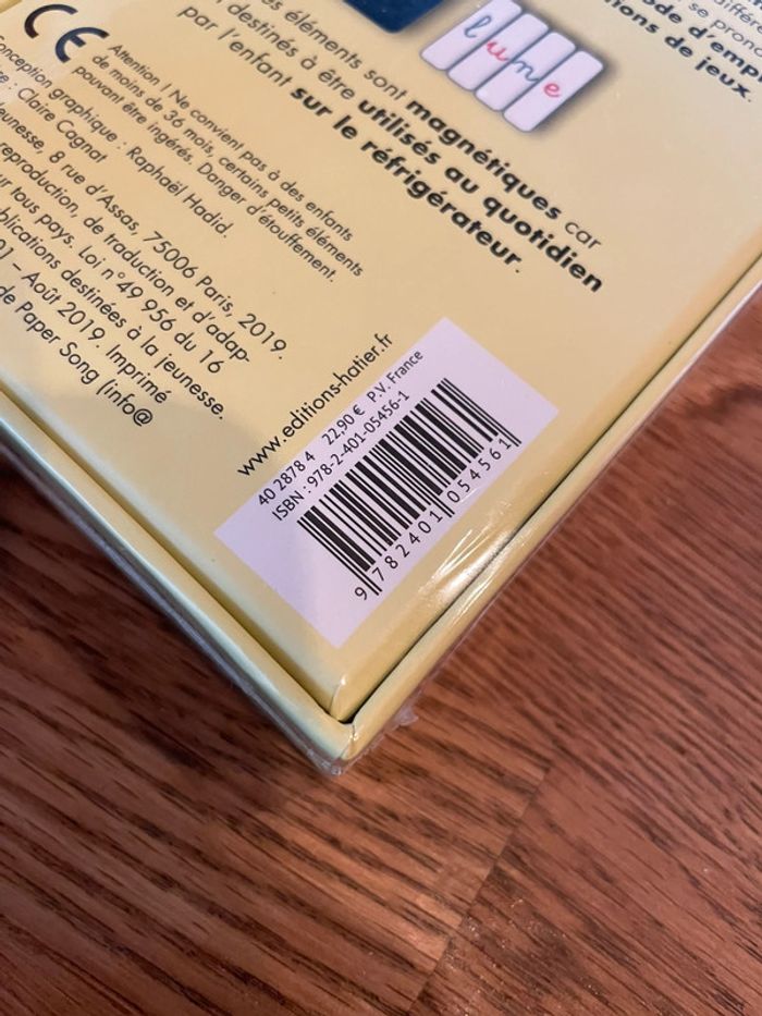 Coffret Neuf Les lettres mobiles magnétiques Montessori de Balthazar - photo numéro 2