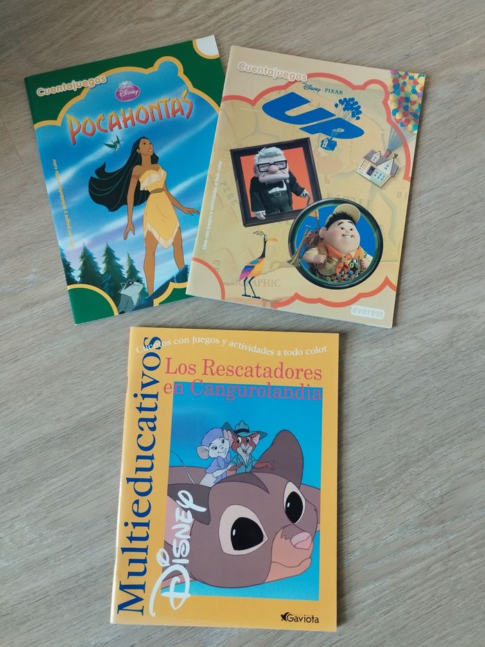 Lot de 3 livrets d'histoire Disney