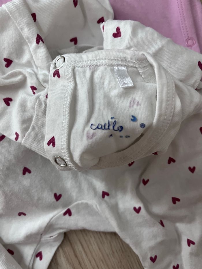 Lot de 4 pyjamas 3 mois fille - photo numéro 4