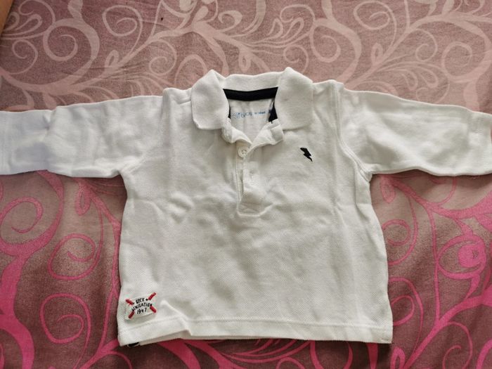 Polo manche longue 3 mois