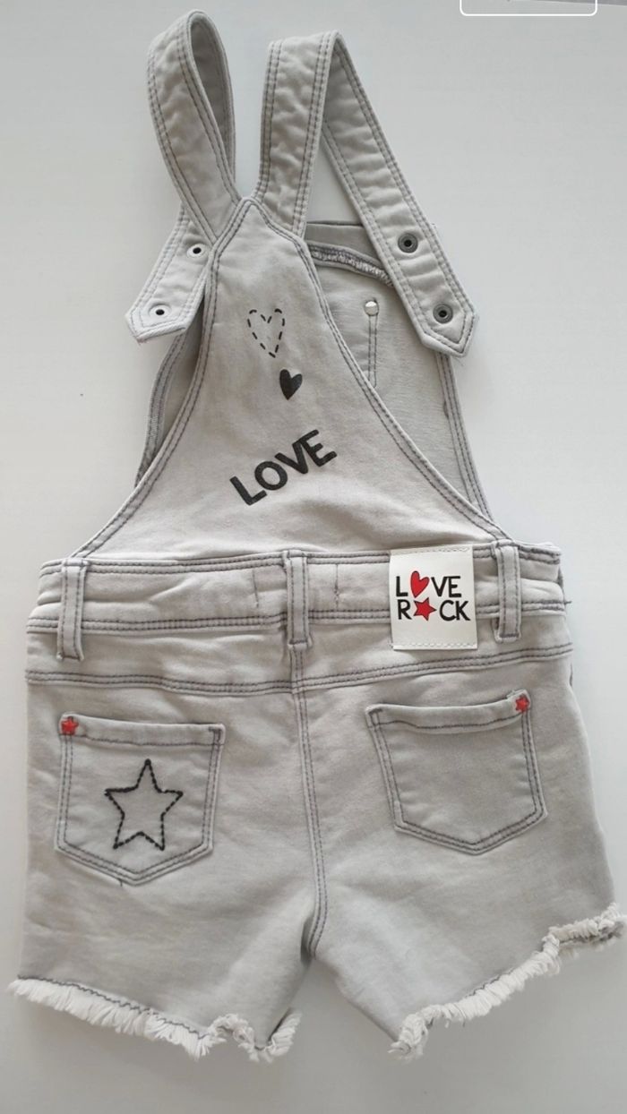 Salopette short fille 3 ans - photo numéro 2