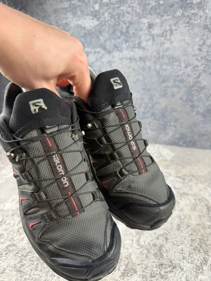 Salomon X Ultra 2 Gore-Tex - Black & Grey & Orange / Corzil - photo numéro 12