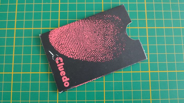 Etui confidentiel pièce détachée jeu de société Super Cluedo Parker #B43