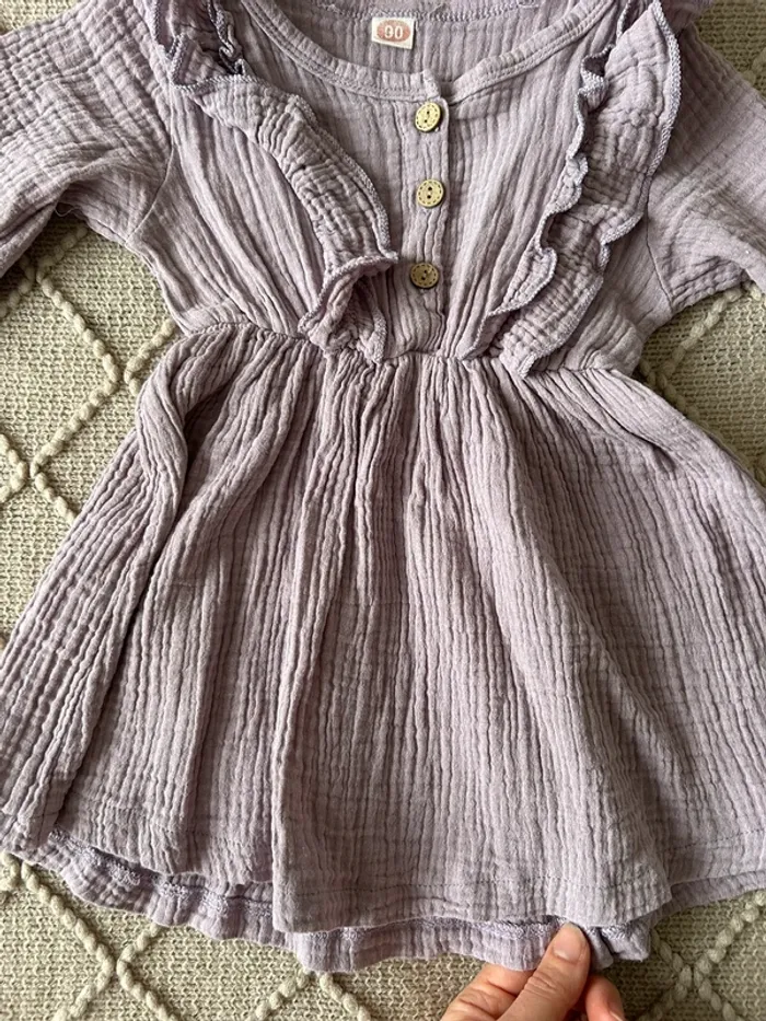 Robe mauve 90cm - photo numéro 4