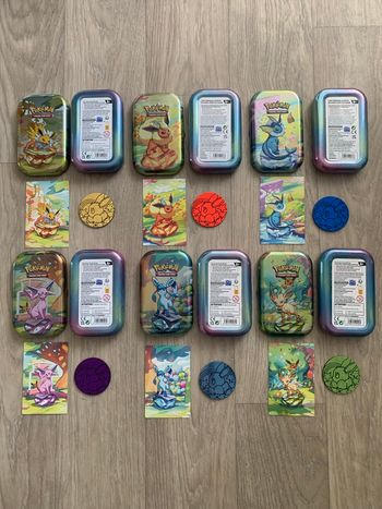 Lot Pokémon – Mini Tins Évoli & évolutions