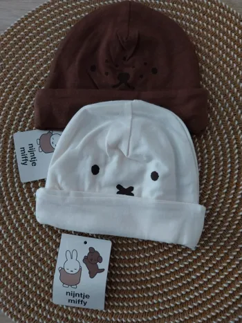 Lots bonnet bébé 0/3 mois Nijntje Miffy
