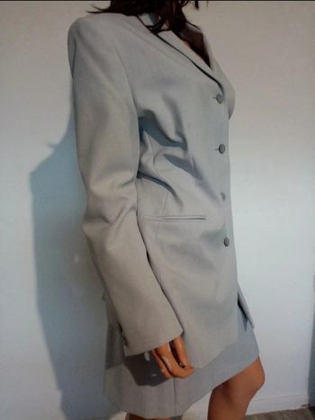 Superbe tailleur gris clair 46