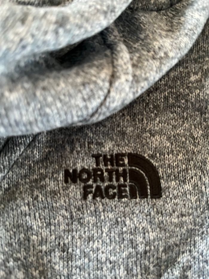 Pull chaud à capuche à enfiler – Femme – The North Face – Taille L – Gris chiné - photo numéro 8