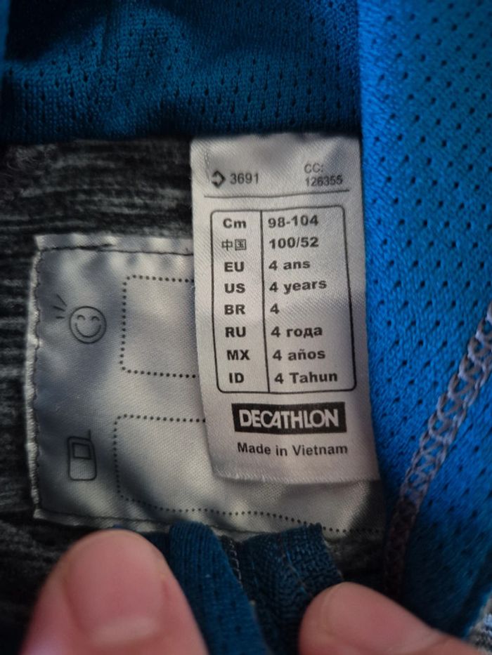 Veste zippé domyos 4 ans - photo numéro 3