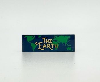 Lego Accessoires Ideas : Tile 2x6 The Earth - NEUF