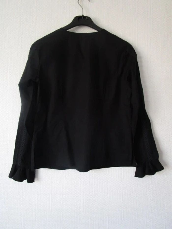 Blouse noire vintage 40 TBE - photo numéro 12