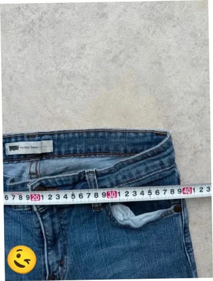 Jeans Levi's Mid Rise Skinny W30 FR40 L32 coupe skinny bleu Femme Women pan519b - photo numéro 3