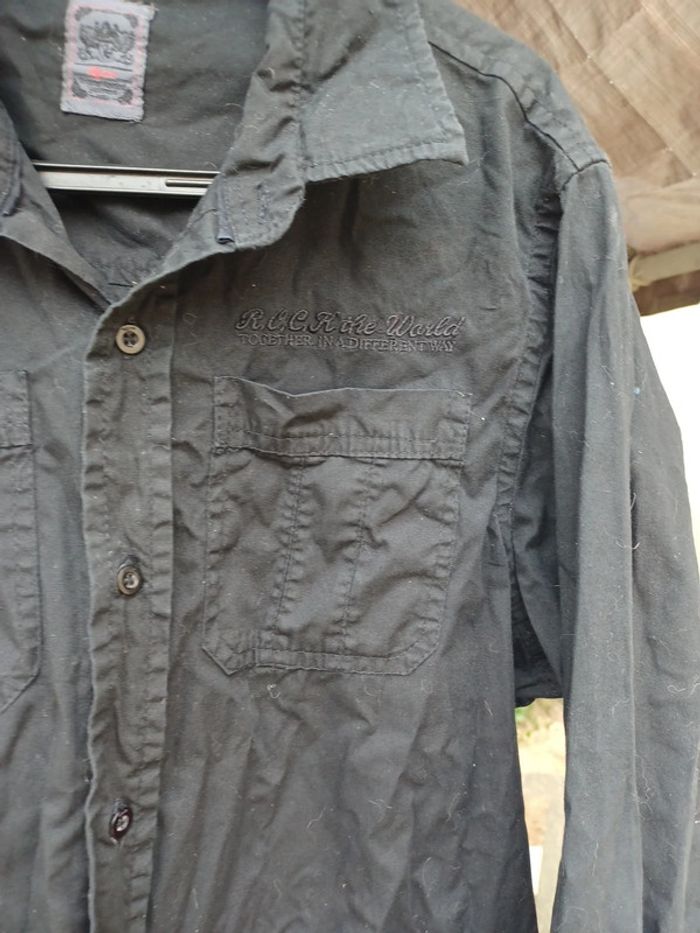 Chemise réglable rg512 noir cérémonie S - photo numéro 2