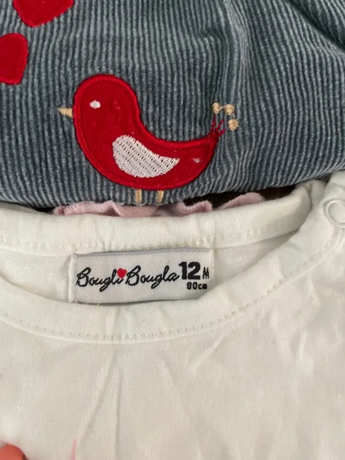 Lot de 7 robes / combinaison bébé fille 12 mois - photo numéro 6