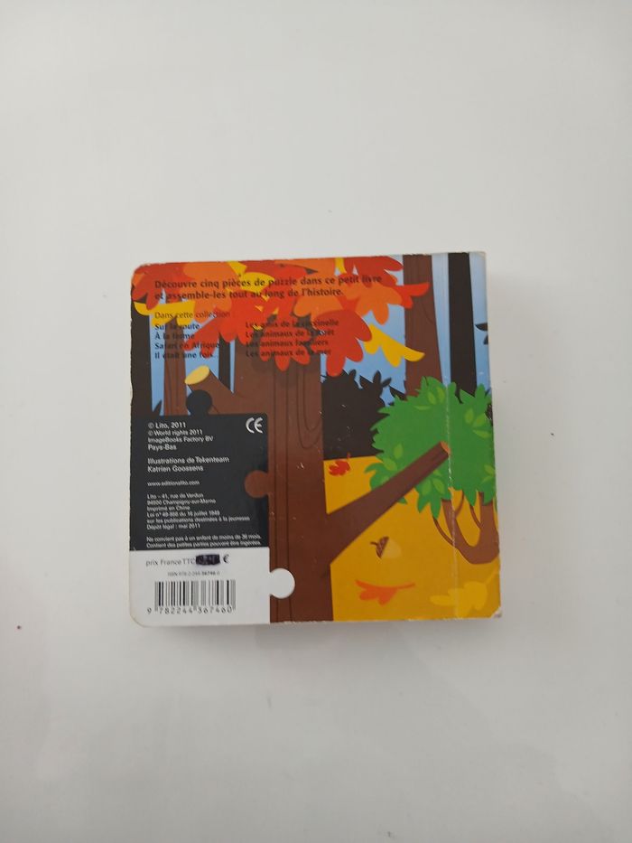 Livre-Puzzle : "Les animaux de la forêt" - Éditions Lito - photo numéro 2