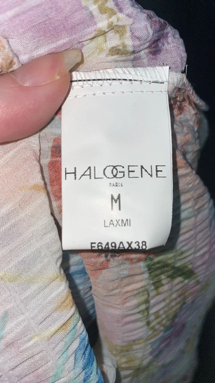 Robe longue florale Halogene Paris - Neuve, T.M, Made in France - photo numéro 7