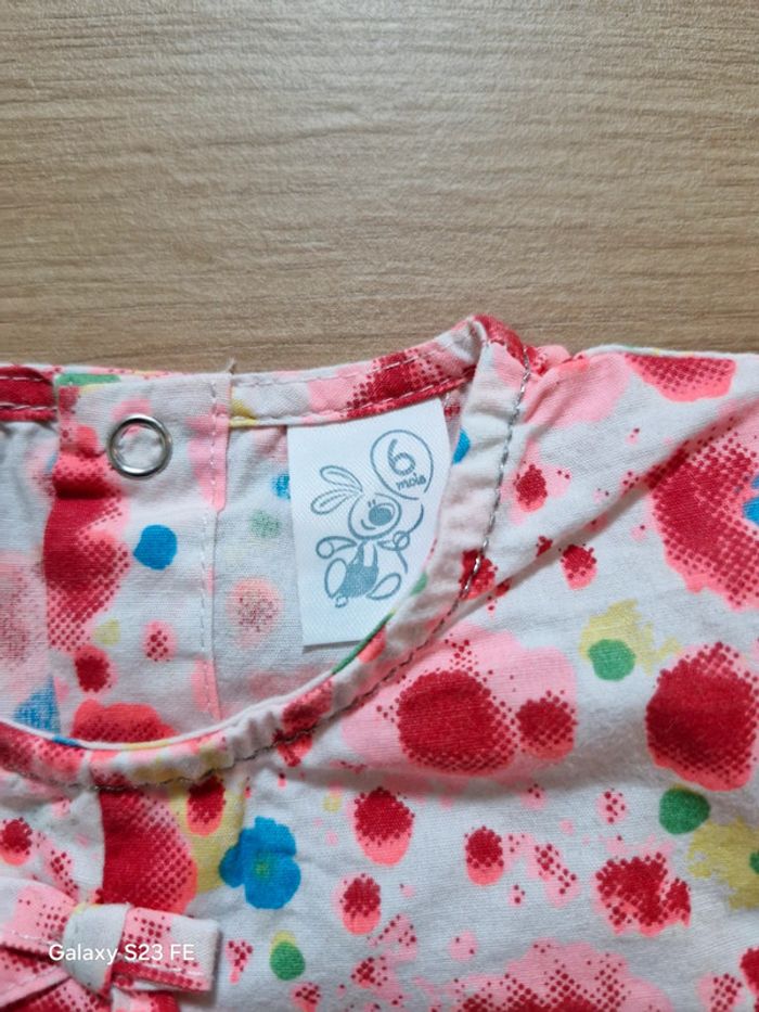 Tunique bébé fille 6 mois – motifs colorés - photo numéro 4