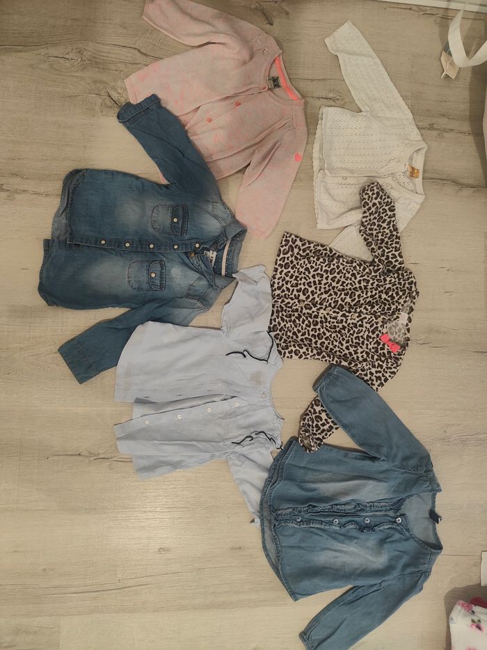 Lot 60 vêtements bébé fille 6-12mois - photo numéro 5