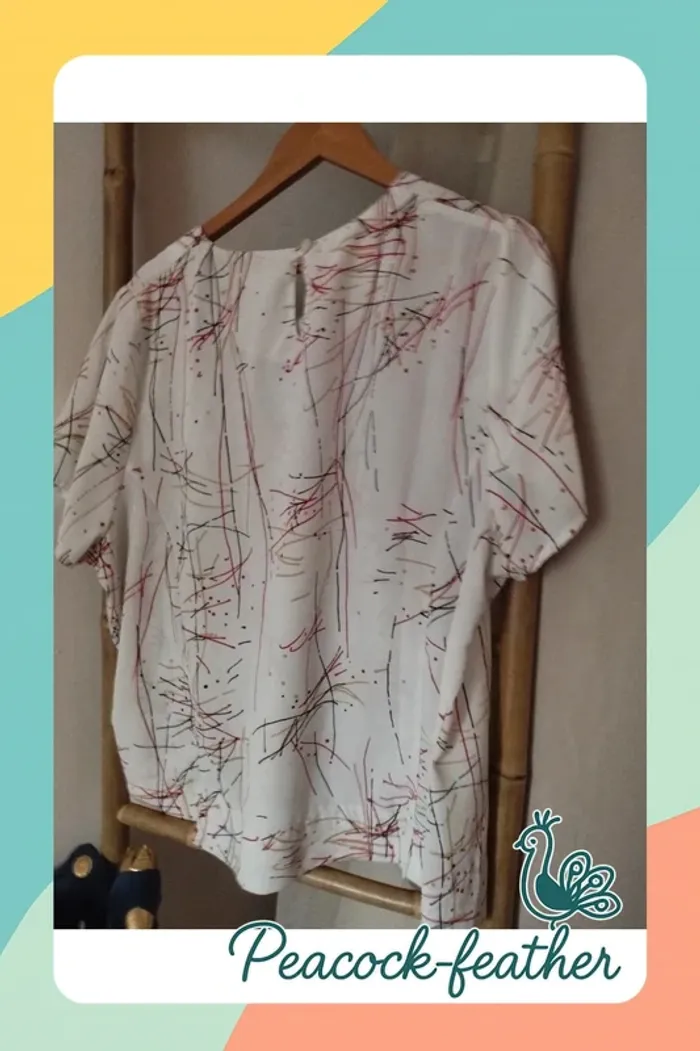 Blouse Daxon blanche 56 - photo numéro 4