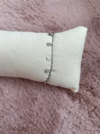 Bracelet breloque acier inoxydable