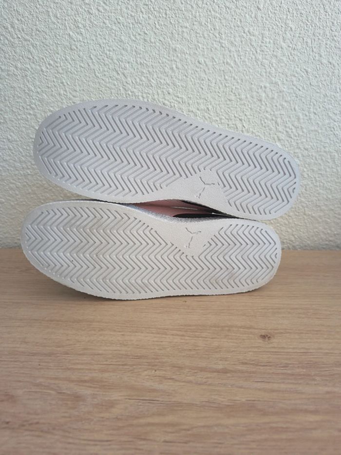 👟 Chaussures basket en toile fille Puma taille 36 noir et rose 🐾 - photo numéro 4