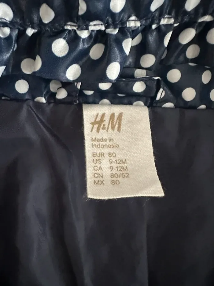 Imperméable fille h&m 9-12 mois en 80 cm - photo numéro 3