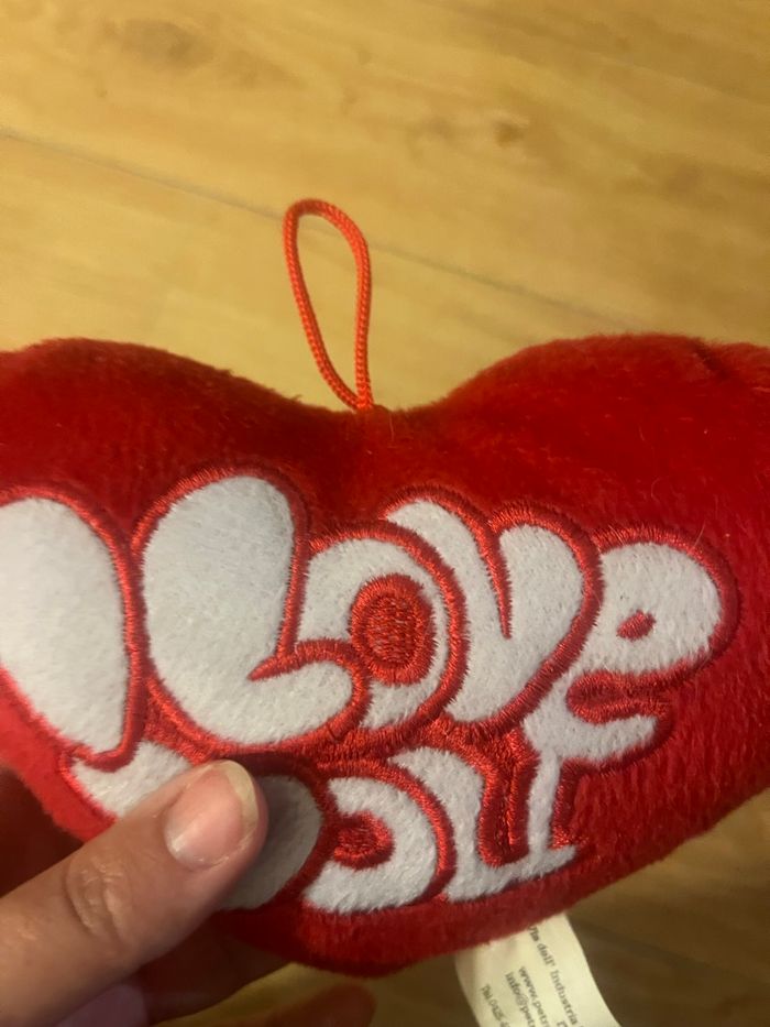 Peluche cœur - photo numéro 3