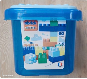 Jeu de +90 briques bébé 1-4 ans Abrick écoiffier