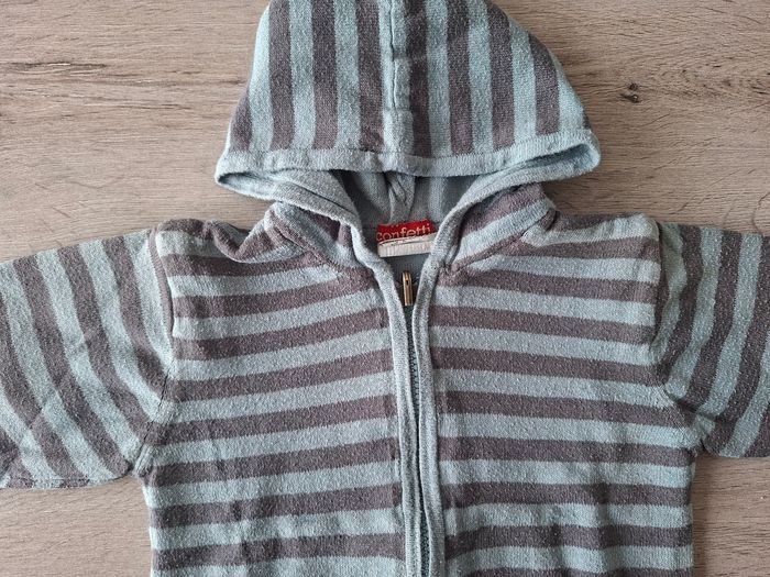 🌷N°9🌷Gilet à capuche - Confetti - 6 Mois🌷 - photo numéro 3