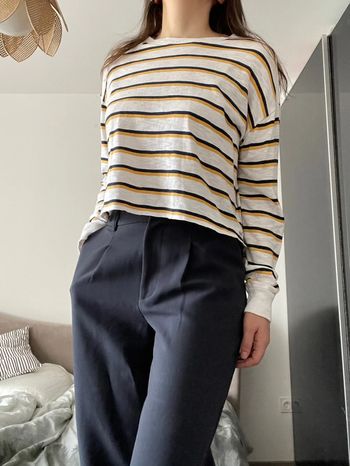 Marinière boyfriend manches longues Hollister taille XS/S