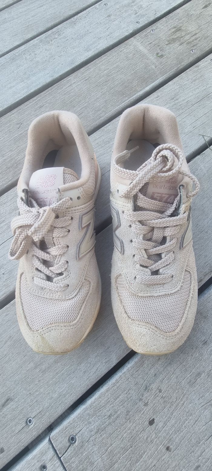 Baskets beige new balance 37 - photo numéro 2