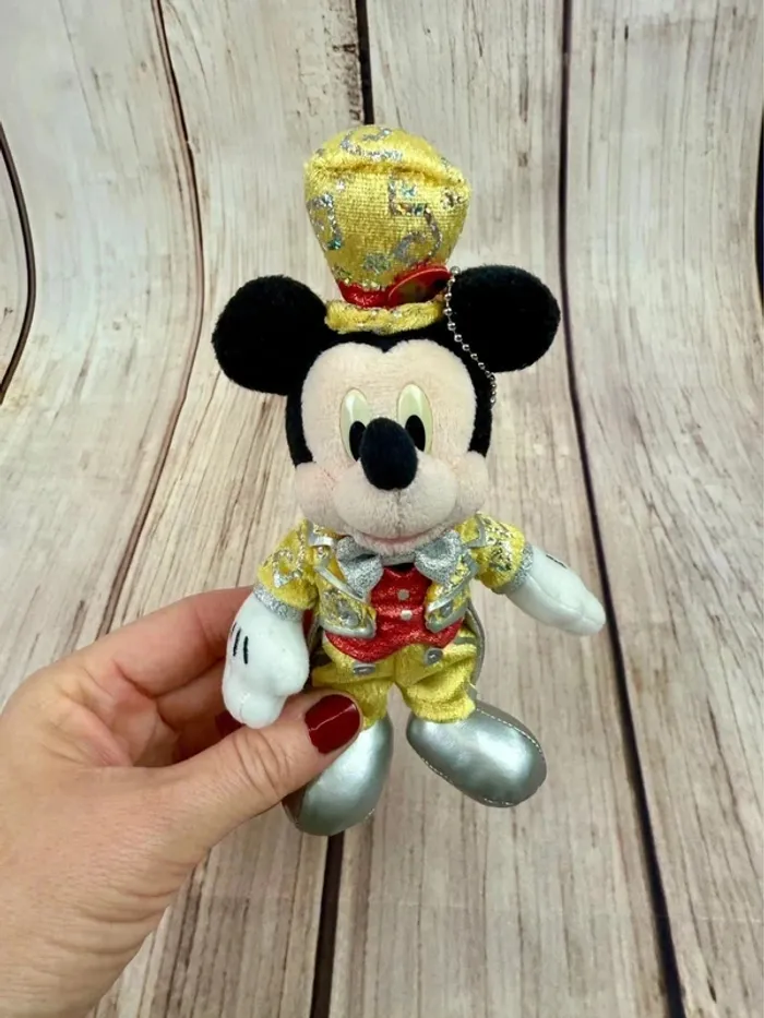 Petite peluche Disney Mickey Mouse Tokyo Disneyland 30e anniversaire - photo numéro 2