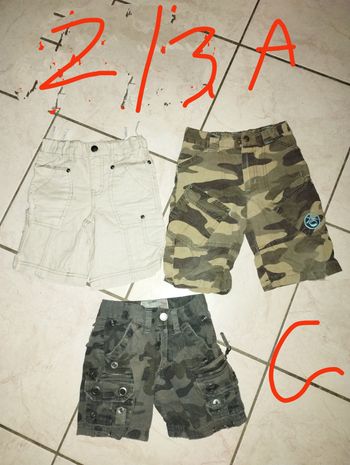 Lot short garçon 