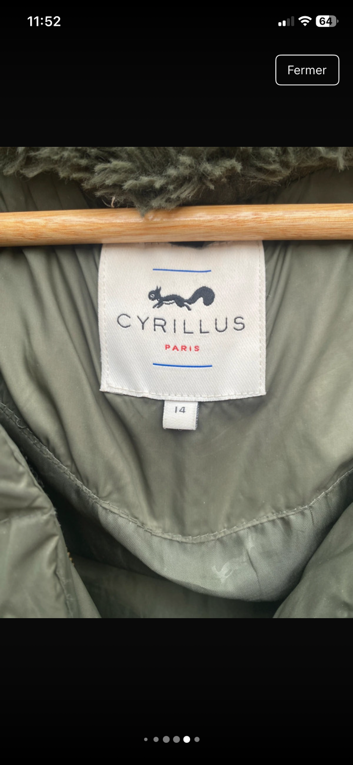 Doudoune kaki Cyrillus - photo numéro 7