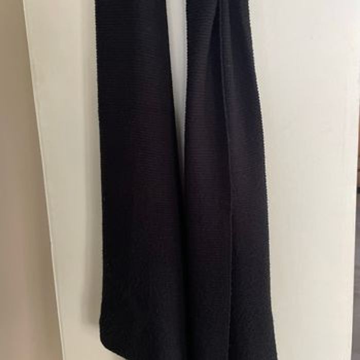 Écharpe noire Bizzbee en grosse maille unisexe Longue et chaude Parfaite automne/hiver V066 - photo numéro 7