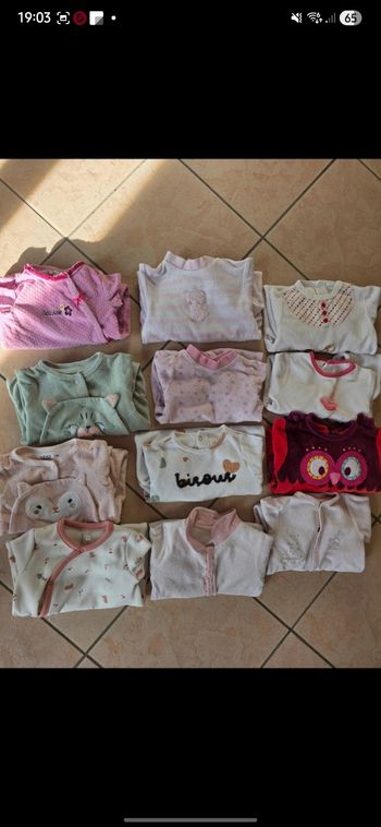 Lot pyjamas 3 mois 