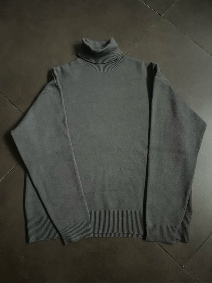 Pull col roulé Zara taupe (Taille S)