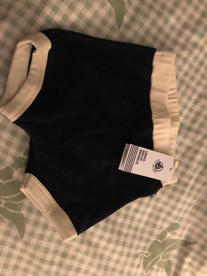 Short/bloomer bleu marine Petit Bateau