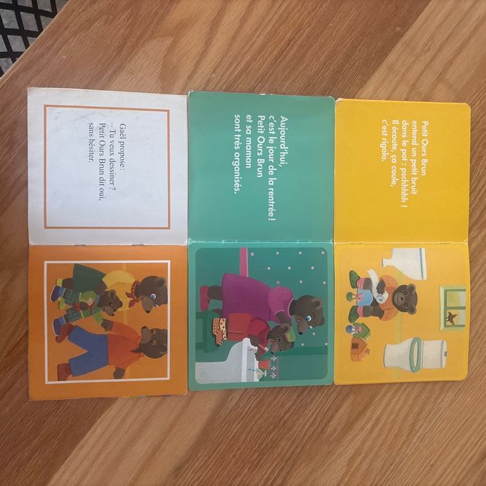 # lot 3 livres petit ours brun - photo numéro 3