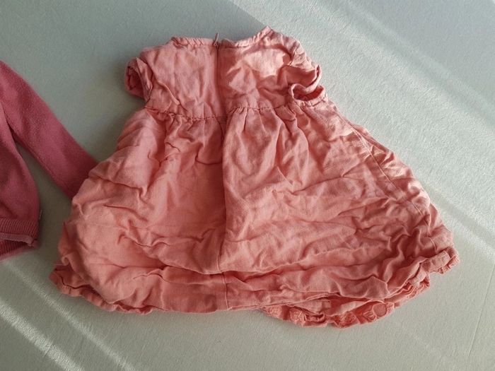 Robe fille 12 mois + gilet - photo numéro 4