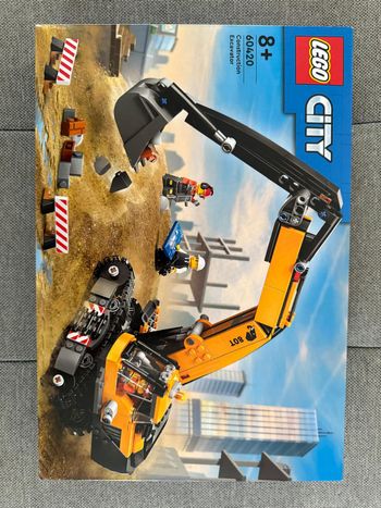 LEGO 60420 Excavateur de Chantier Lego City – Neuf, Scellé