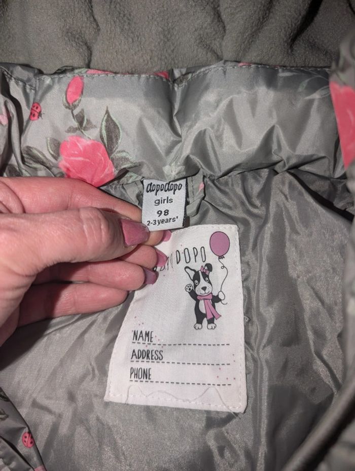 Veste chaude à capuche bébé fille 2/3 ans - photo numéro 2
