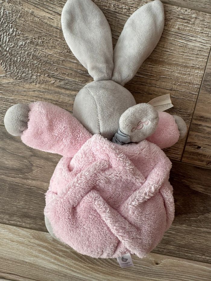 Kaloo Doudou peluche lapin rose berceuse mélodie sonore - photo numéro 2