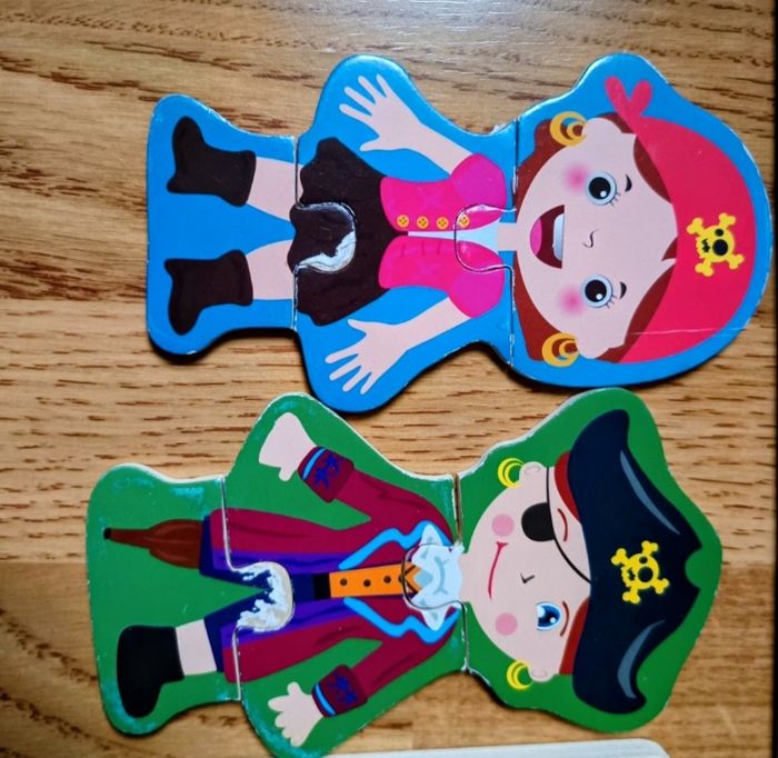 Lot 6 puzzles en bois - photo numéro 3