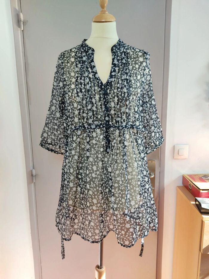 Robe été plage par-dessus voilage - La Redoute - 38 - TBE - photo numéro 2